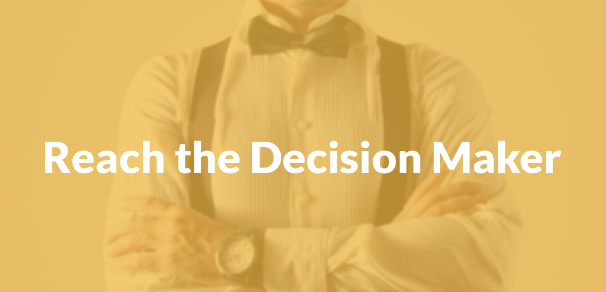 Getting to the Decision Maker – Go Over a Prospects Head?