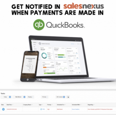 SalesNexus & QuickBooks Integration-Payments
