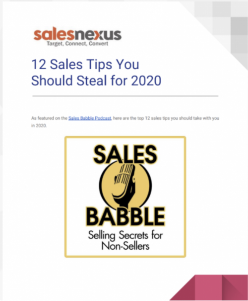 12 Sales Tips You Should Steal for 2020 Success