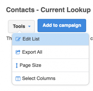 contact current lookup