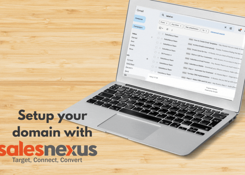 Setup your domain with SalesNexus