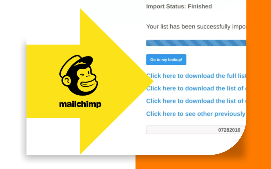 Transfer Mailchimp List of Subscribers