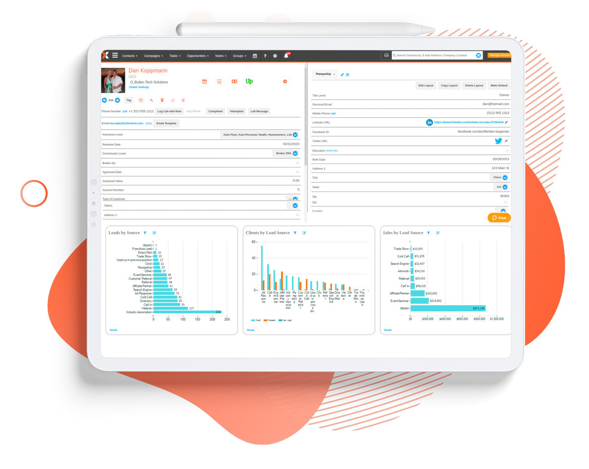 SalesNexus CRM Software for Email Marketing