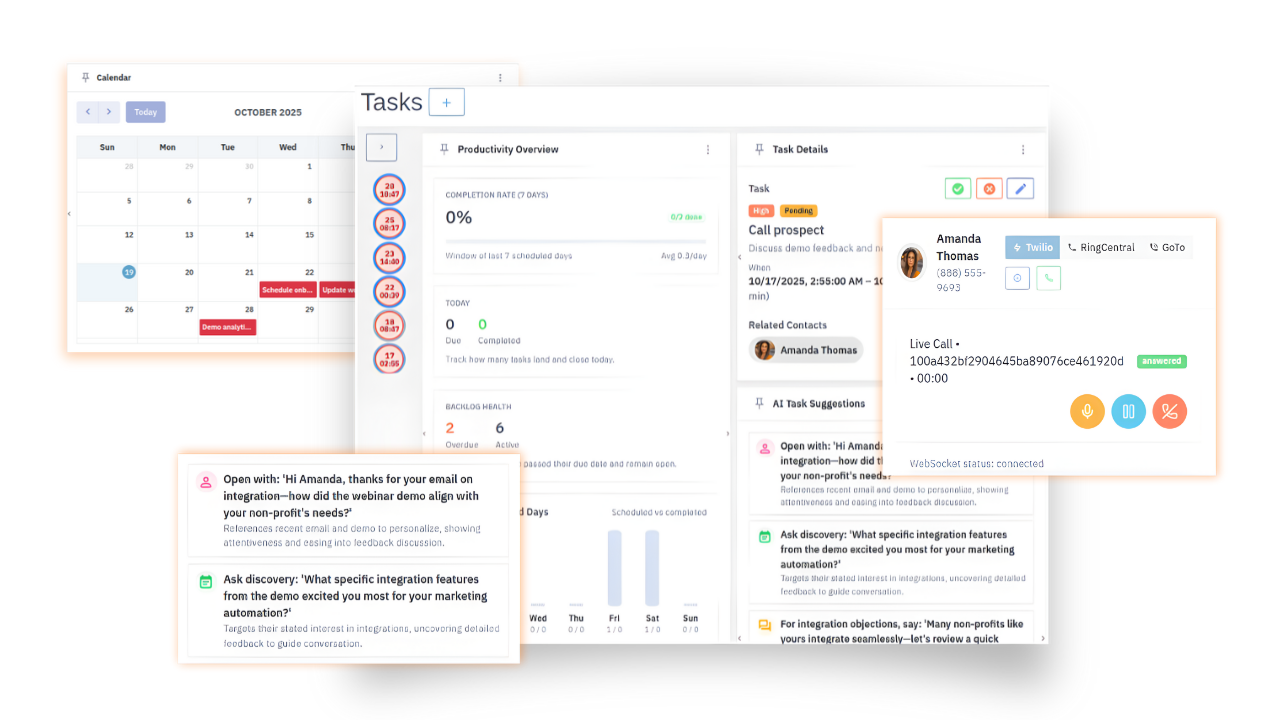 Mobile CRM & Integrations - full CRM access from mobile devices