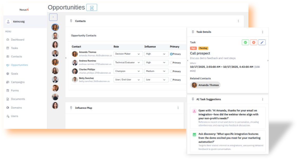 Web forms and landing pages