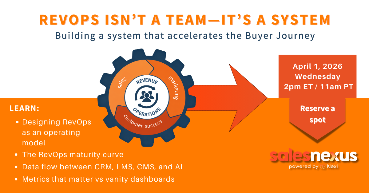 revops isn't a team - its a system